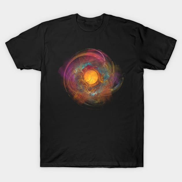 Fractal Sun #fractal #sun T-Shirt by JBJart